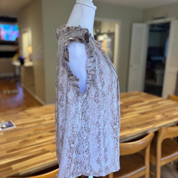 KARLIE Snakeskin Bouse (Size MEDIUM) - Picture 5 of 5